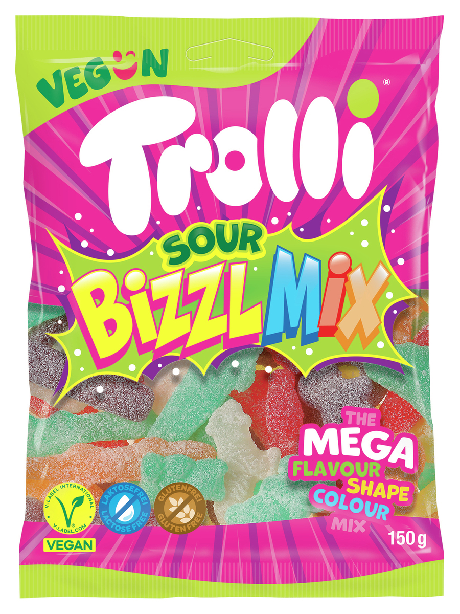 Trolli Bizzl Mix 21x150g(VEGAN)