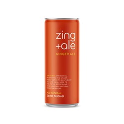Zing+ale Ginger Ale 24x250ml
