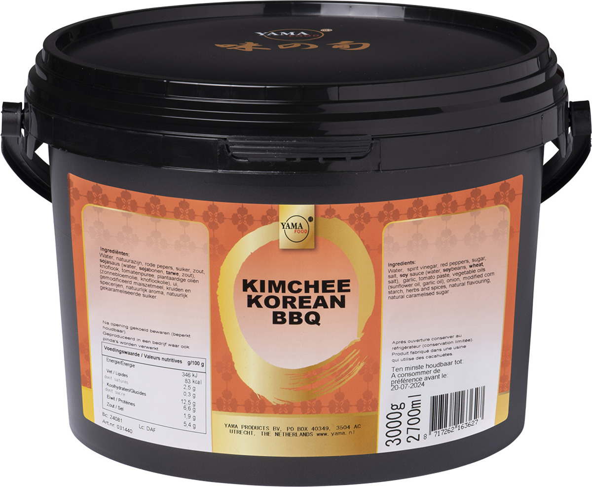 Yama Kimchee Korean BBQ Sauce 3kg