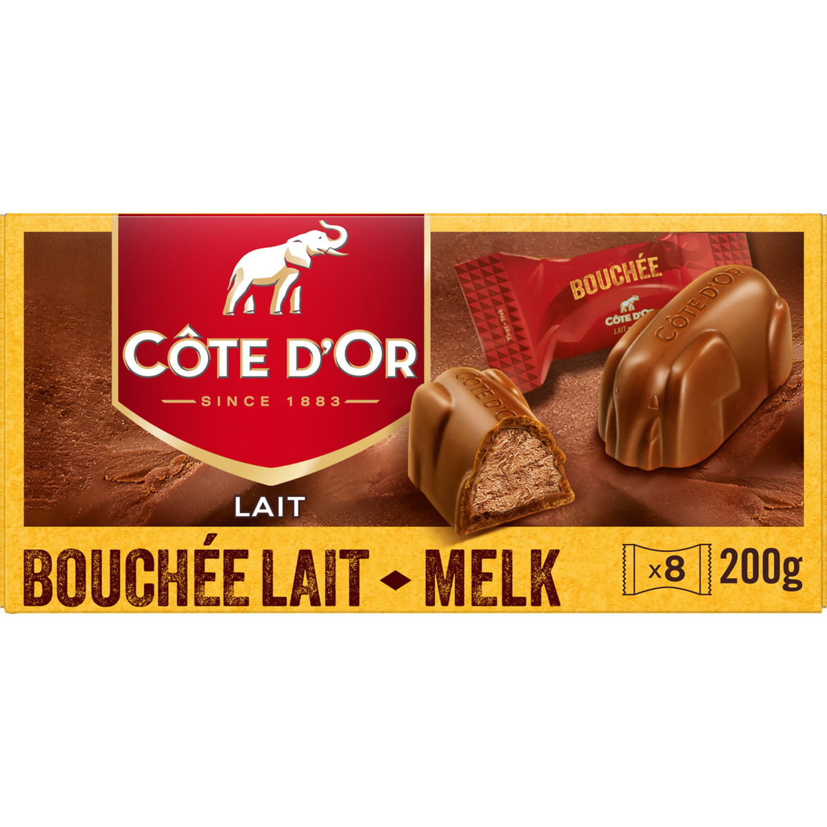 Cote d'Or Bouchée Milk 12x200gr