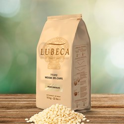 Luceba White chocolate 29% Chips 10kg