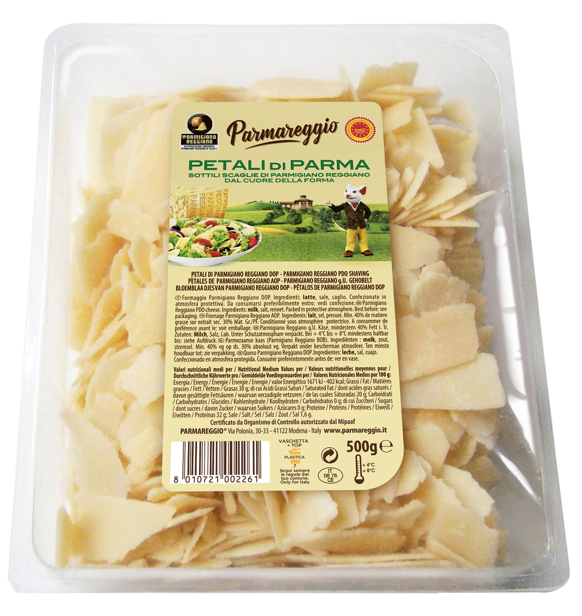 Parmareggio Reggiano Flakes 4x500g