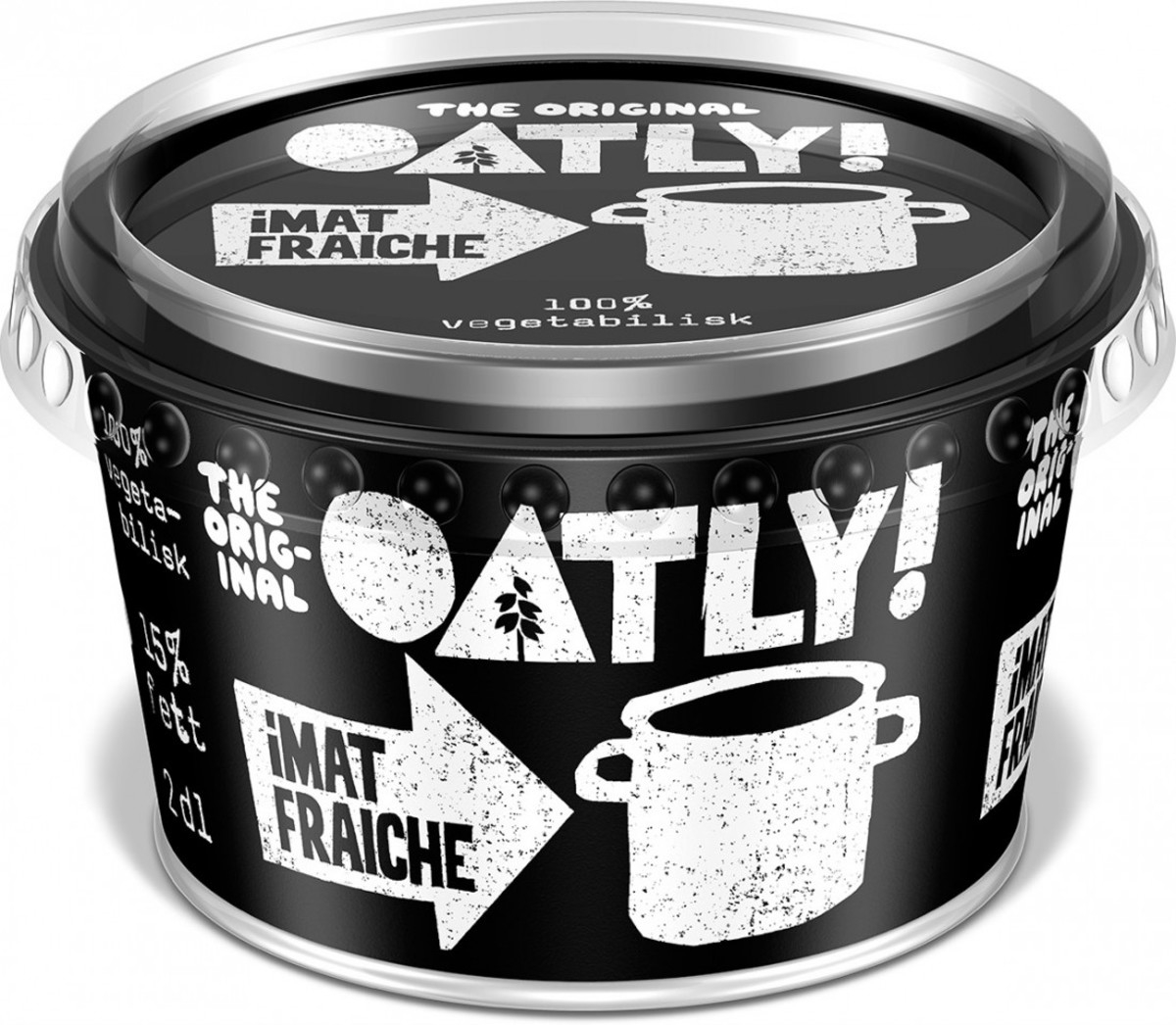 Oatly iMat Fraiche Sýrður Hafrarjómi 6x200gr