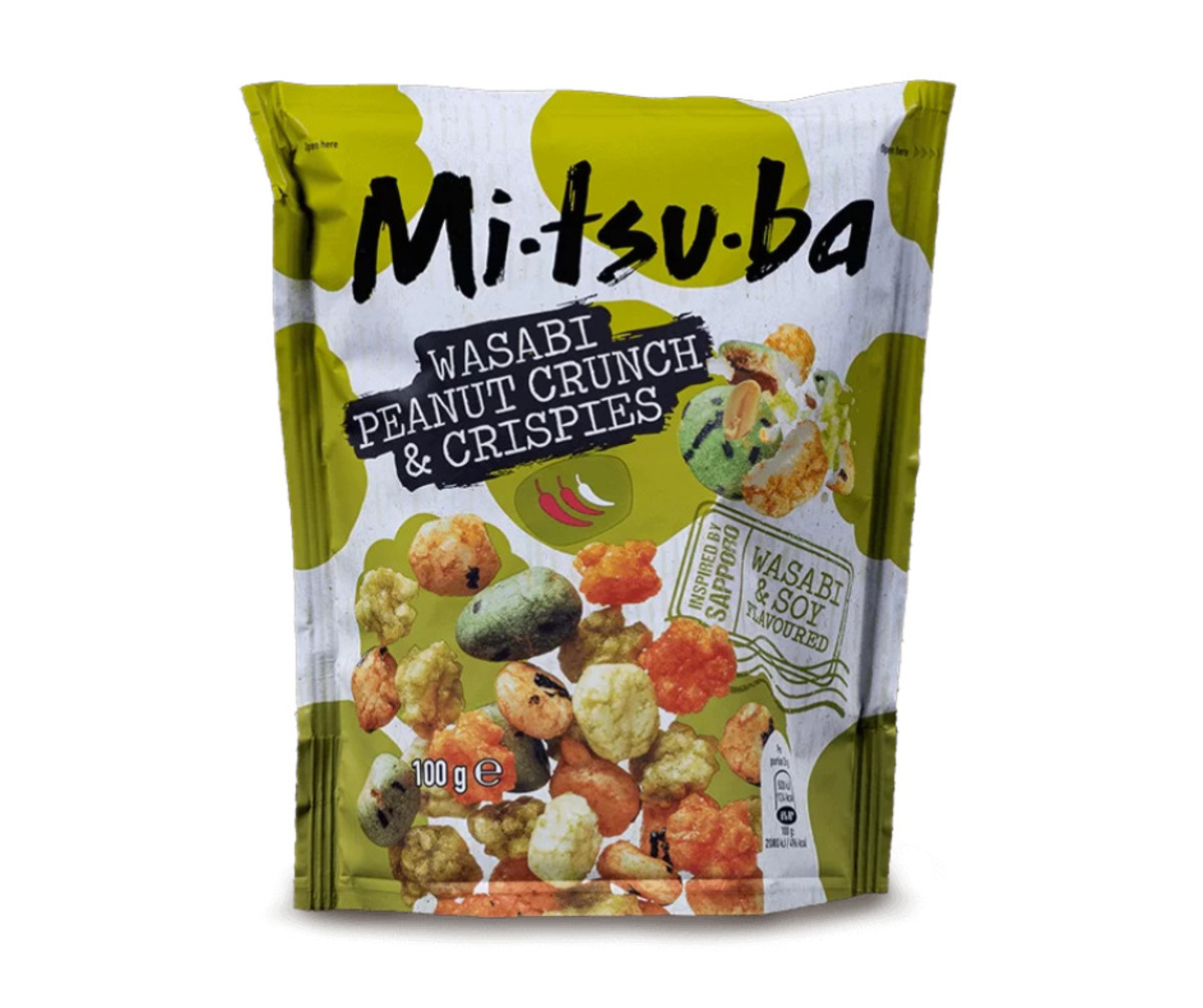 Mitsuba wasabi peanut crunch & crispies 6x100 g