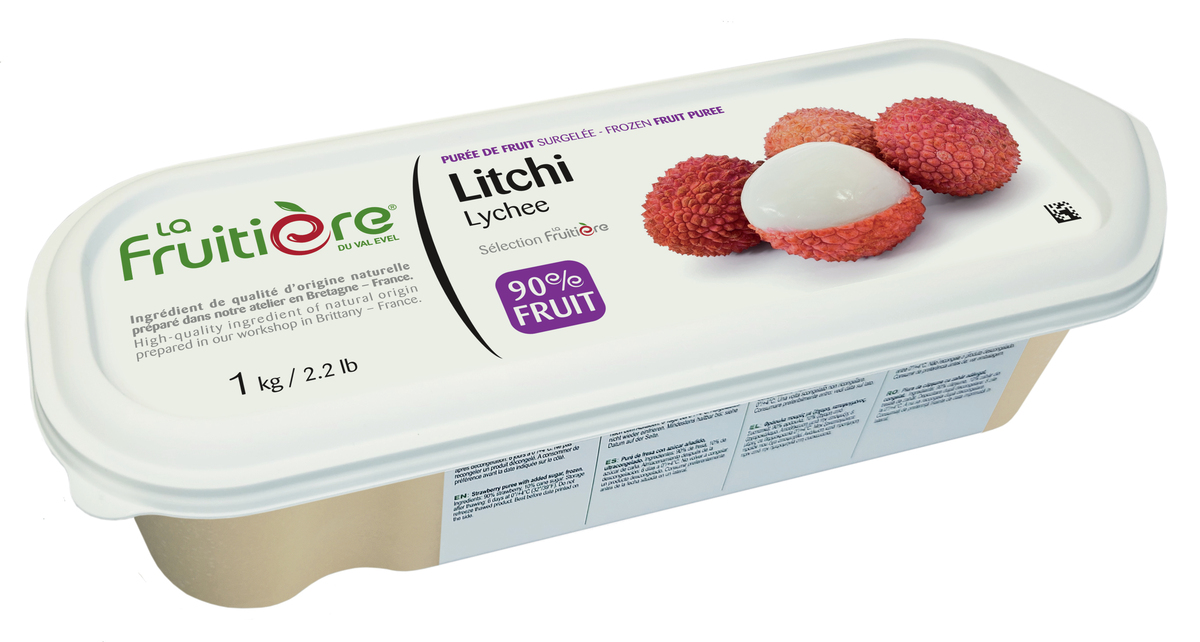 La Frutiere Lychee Puree 90% 6x1kg