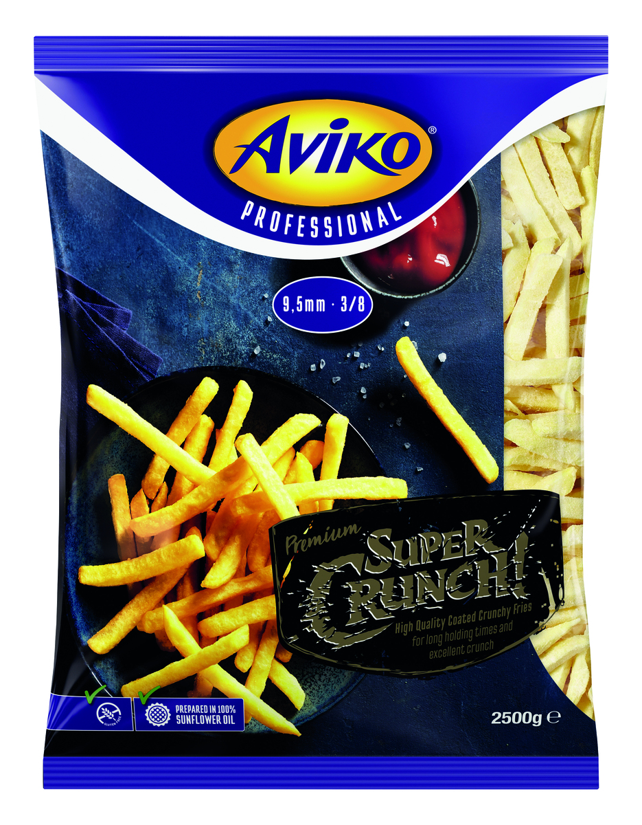 Aviko Supercrunch Án Skinns 9.5mm 4x2.5kg+