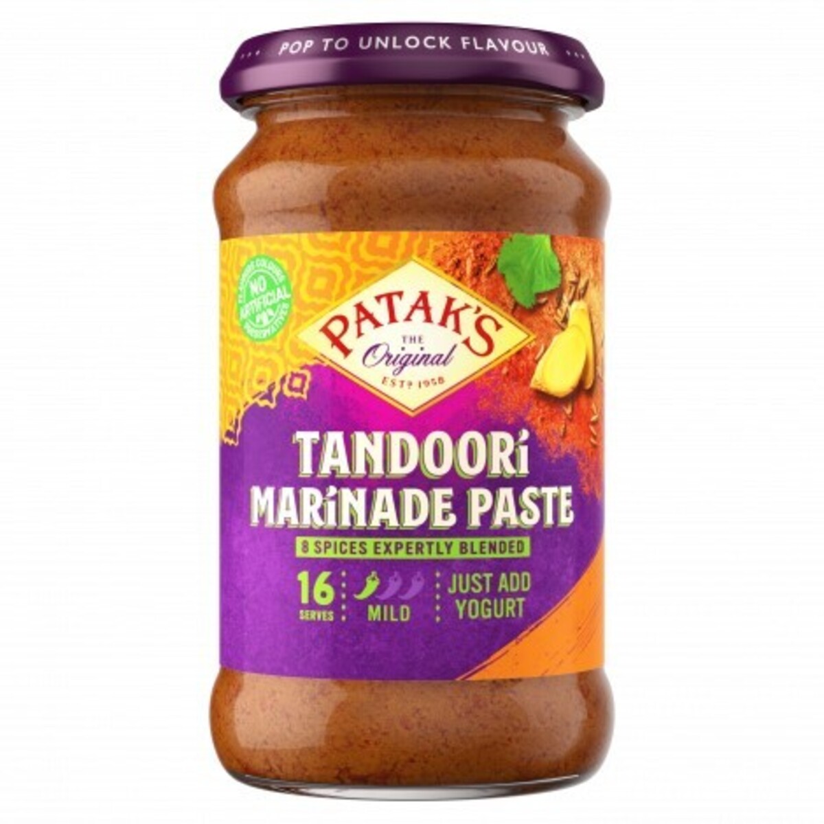Pataks Tandoori Paste Clr 6x312gr