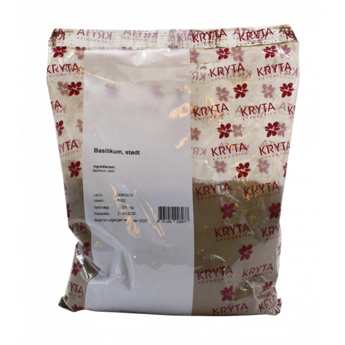 Kryta Basil mulið 15x500g