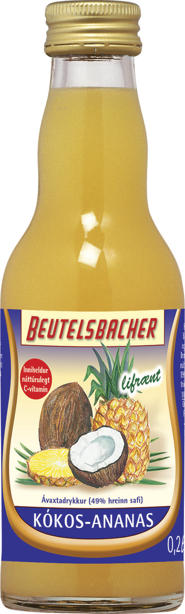 Beutelsbacher Kókos-Ananas Safi 12x200ml