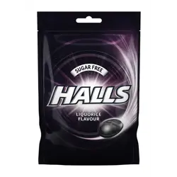 Halls Liquorice 4x12x65gr (12/pk)