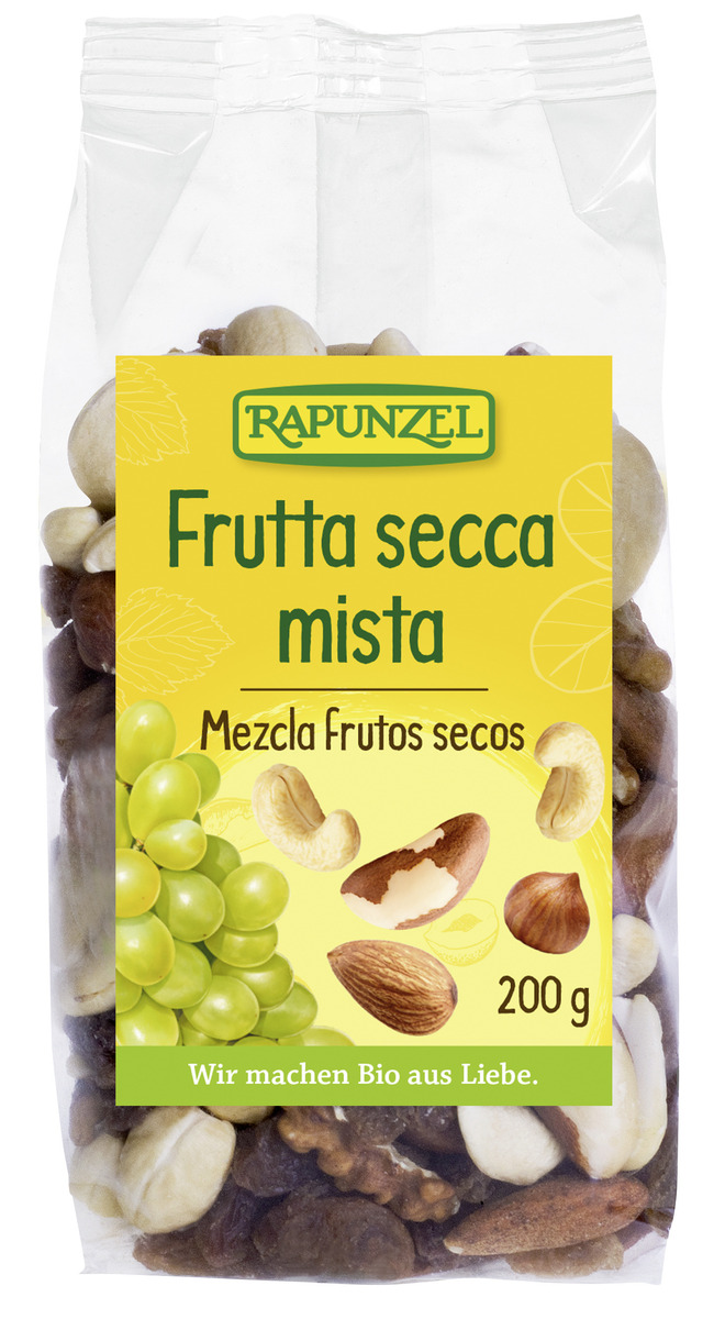 Rapunzel Ávaxta- og Hnetublanda 8x200gr (IS)