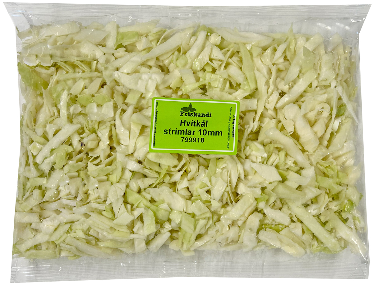 Hvítkál strimlar 10mm 3kg (P)