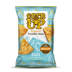 CornUP Tortilla chips Salt 24x60g