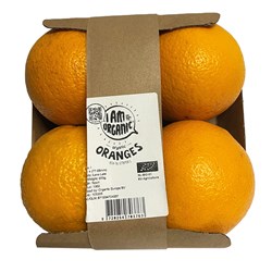 Appelsínur 4 stk/pk Organic