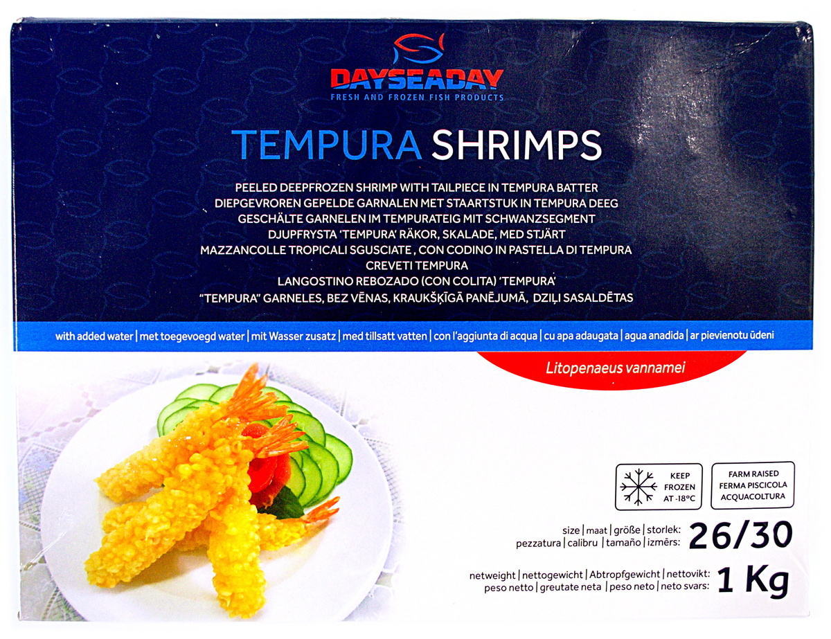 Risarækja Tempura 26/30 10x1kg