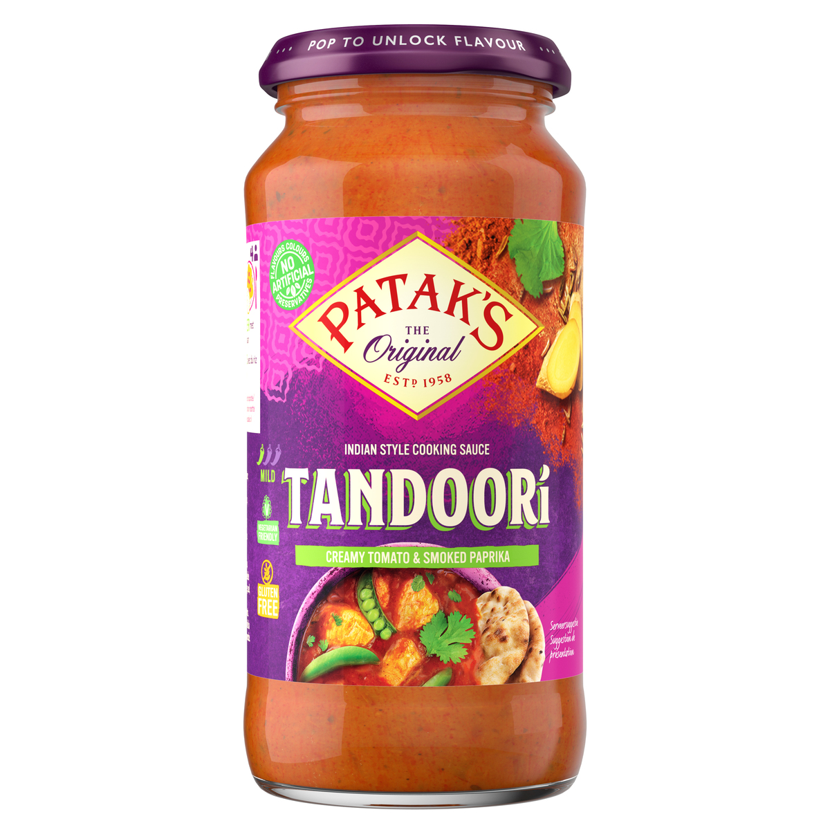Pataks Tandoori Sauce 6x450gr