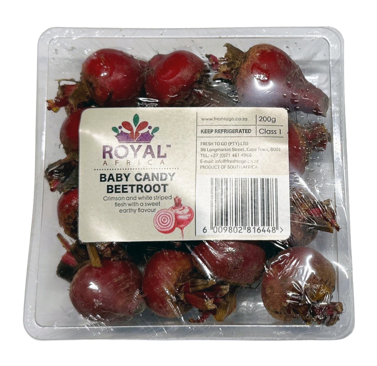 Rauðrófur smáar chioggia 6x200gr