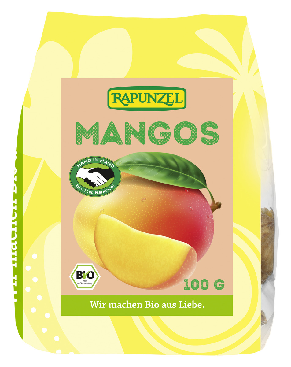 Rapunzel Þurrkað Mango 8x100gr (M)