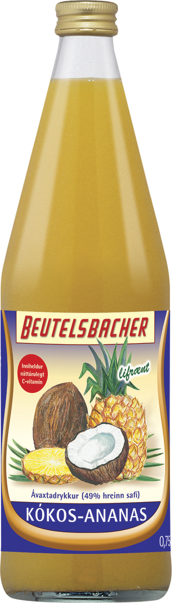 Beutelsbacher Kókos-Ananas Safi 6x750ml