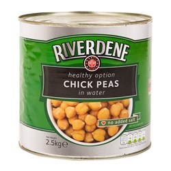 Riverdene Chick Peas in Water 6x2.5 kg