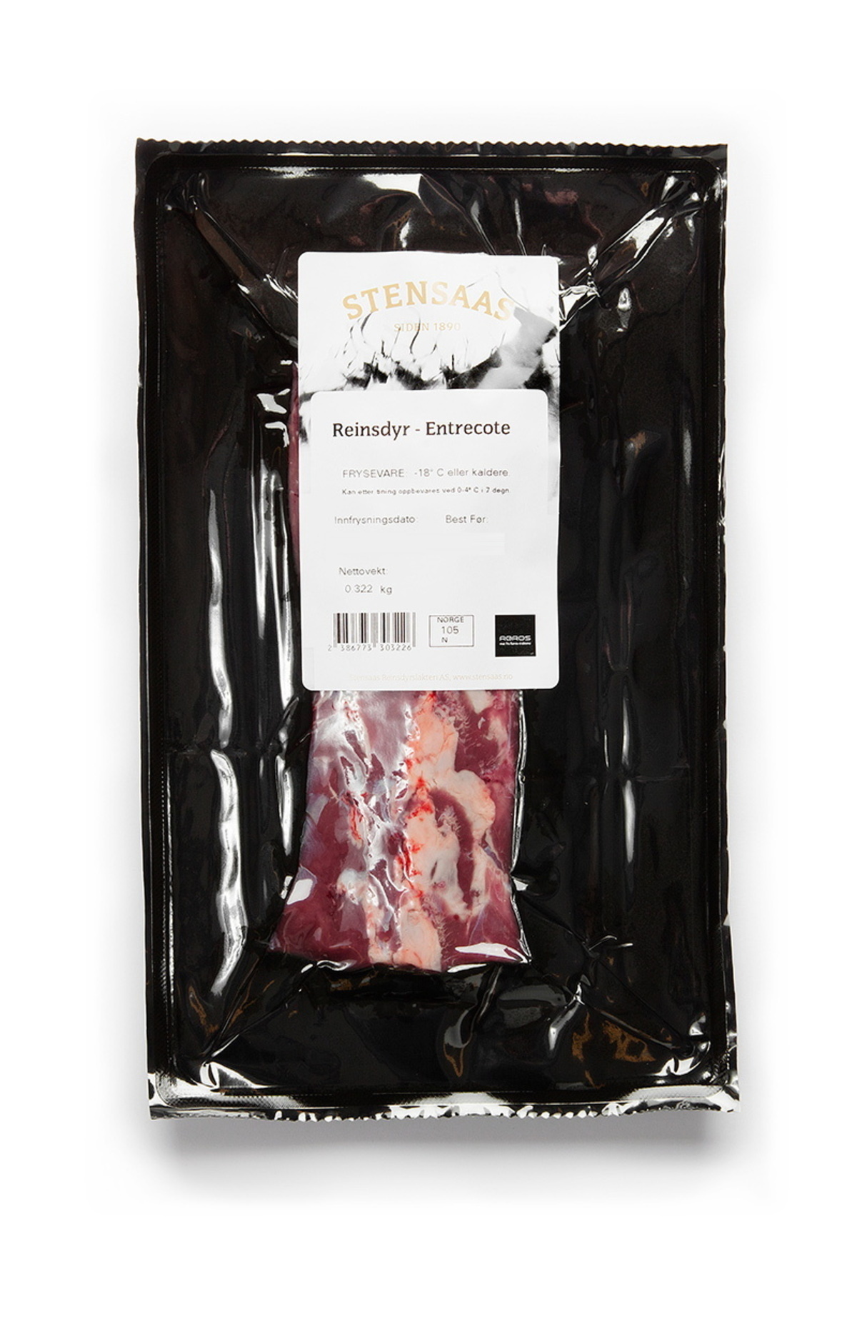 Hreindýra Entrecote 7kg/ks