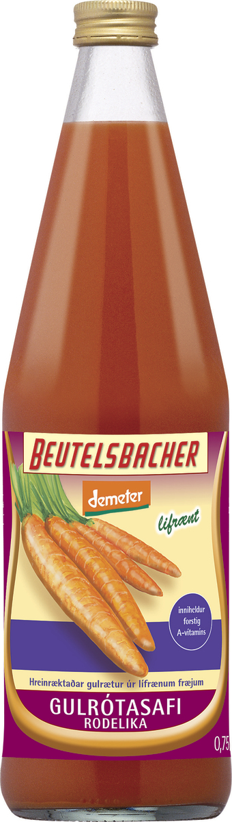 Beutelsbacher Gulrótarsafi 6x750ml