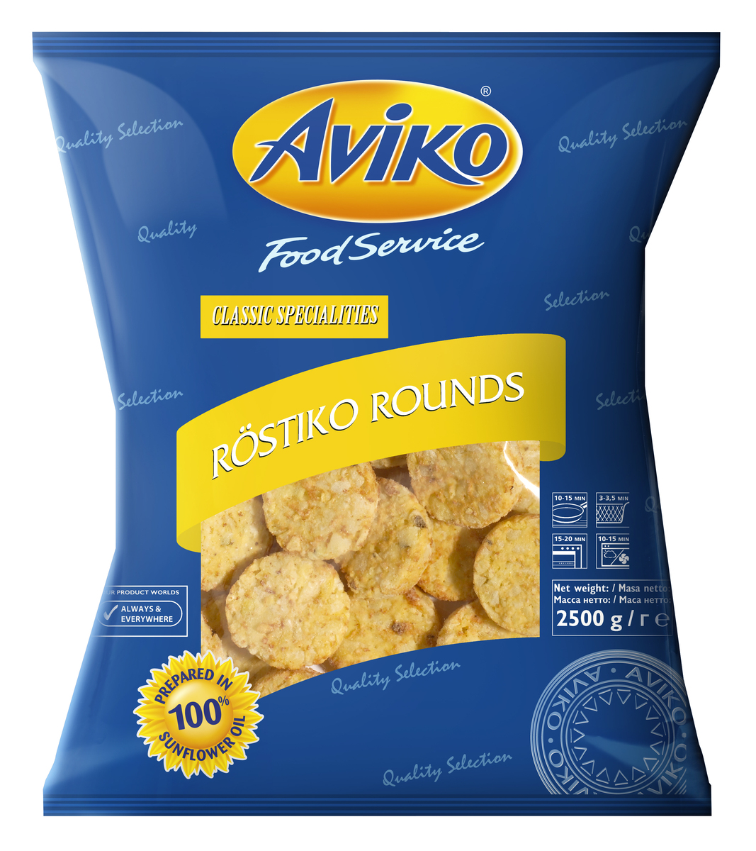 Aviko Rösti Rounds 4x2,5kg