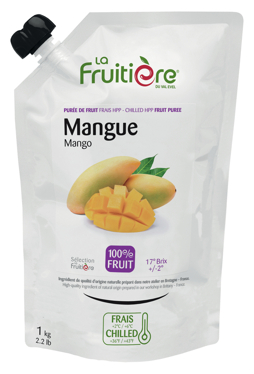La Fruitiere 100% Mango puree 6x1kg