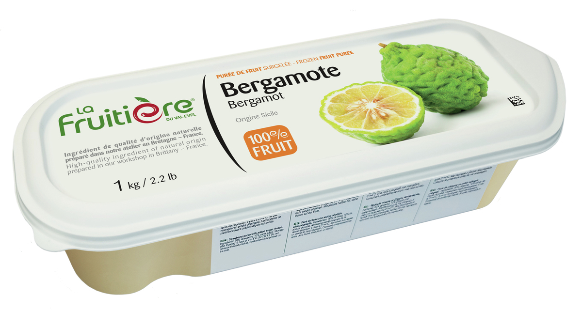 La Frutiere Bergamot Puree 100% 6x1kg