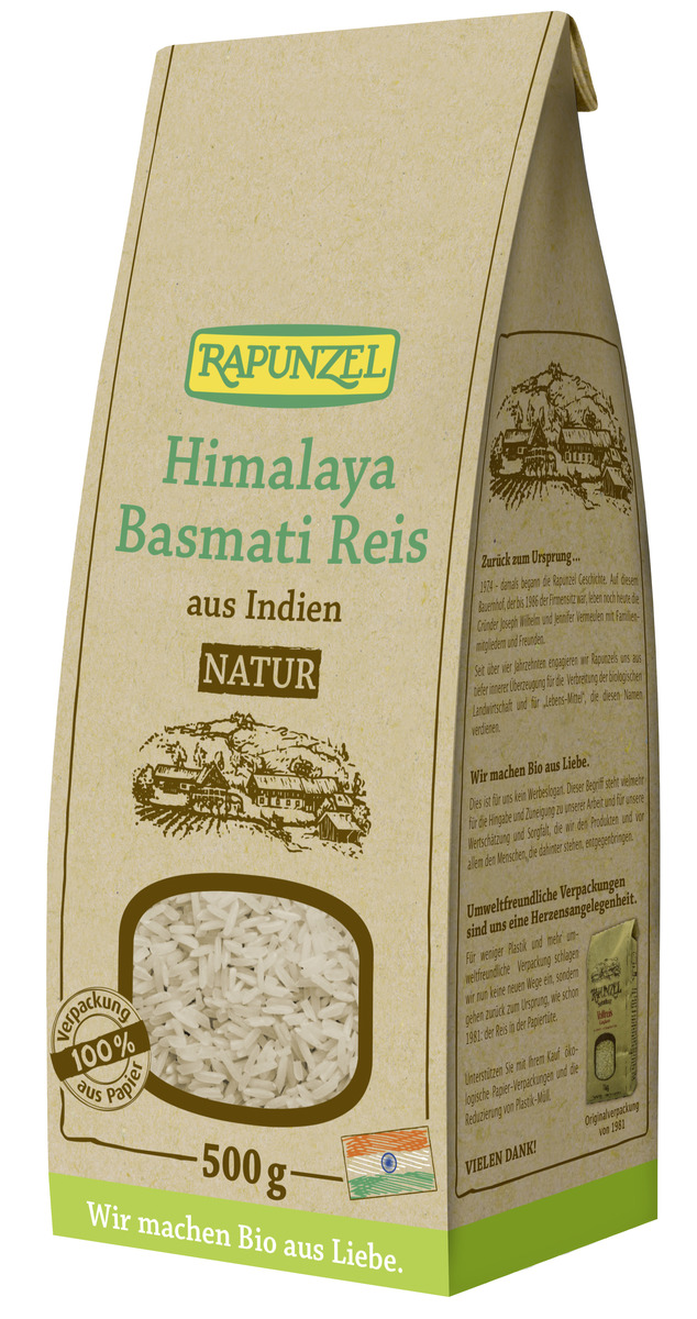 Rapunzel Basmati Himalaya Hýðishrísgrjón 6x500gr (M)