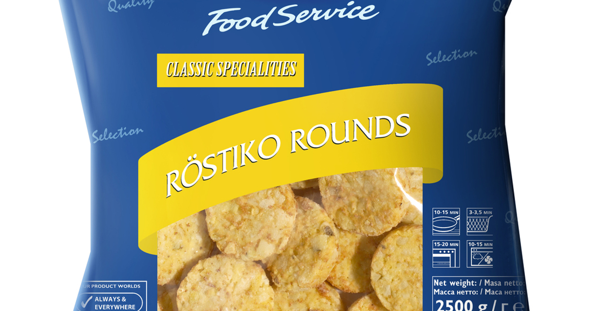 Aviko Rosti Rounds Aviko Rösti Klattar - Innnes