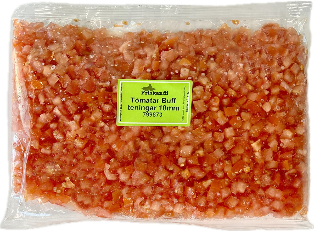 Tómatar buff teningar 10mm 3kg (P)