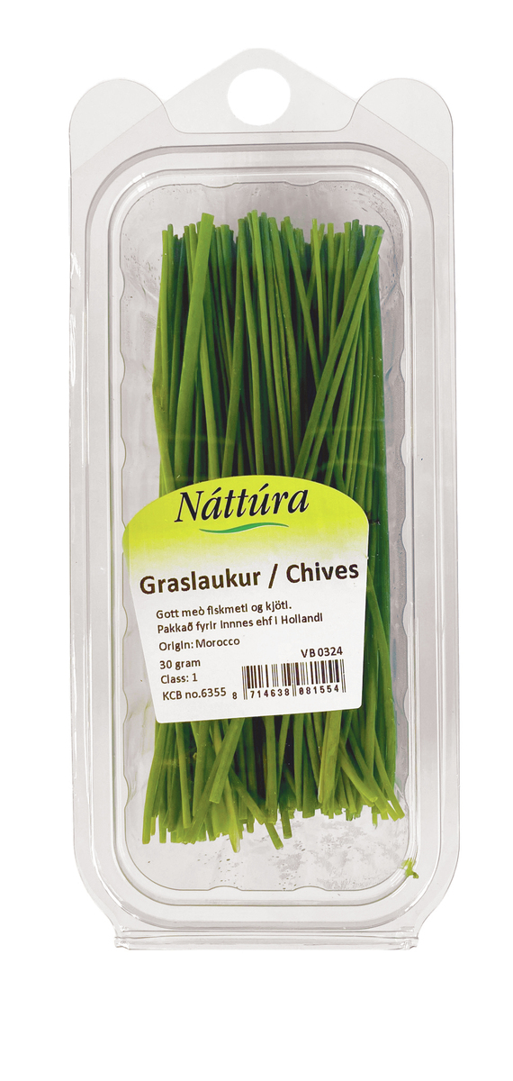 Náttúra Graslaukur(chives)12x30gr (FL)