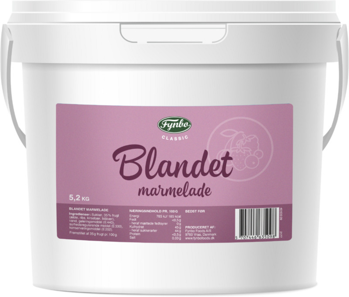 Fynbo Blönduð Berjasulta 5,2kg