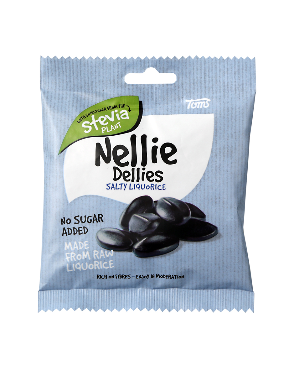 Toms Nellie Dellies Salt Lakkrís 18x90g