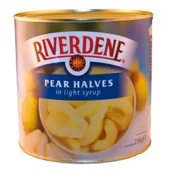 Riverdene Pear Halves In Syrup 6x2,6kg