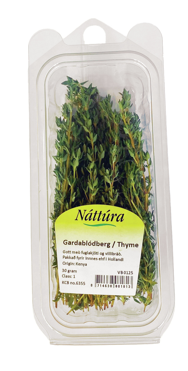 Náttúra Garðablóðberg(thym) 12x30gr (FL)