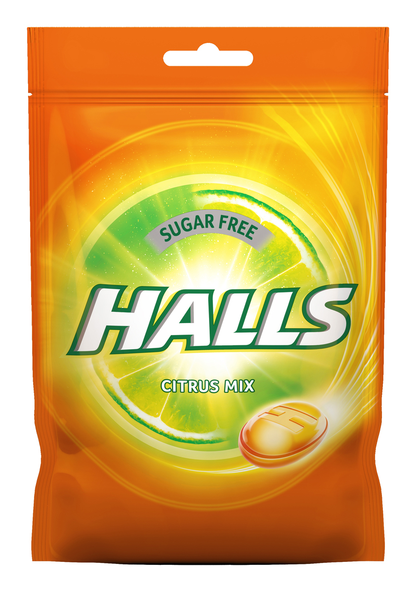 Halls Assorted Citrus 4x12x65gr (12/pk)