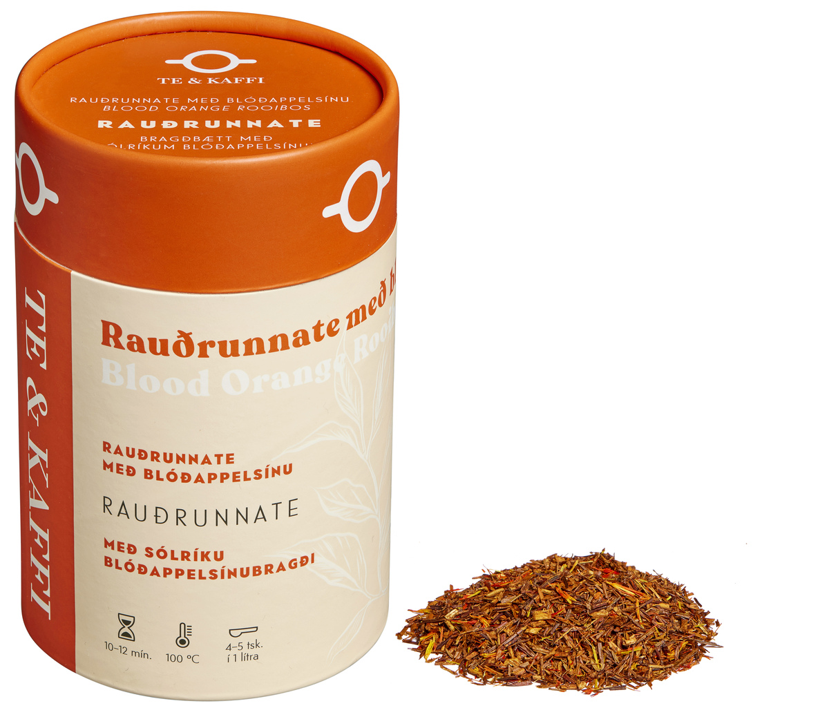 Te & Kaffi Rauðrunnate m/blóðappelsínu 24x100g