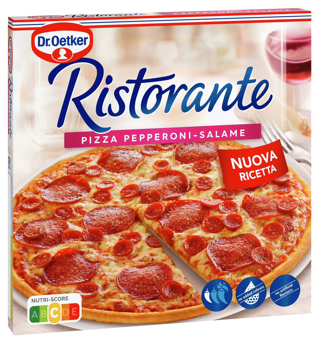 Ristorante Pepperoni & Salami 26cm 7x320g
