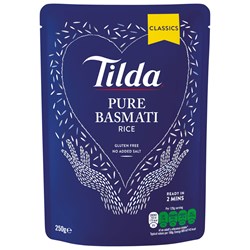 Tilda Steamed Basmati - Pure 6x250g