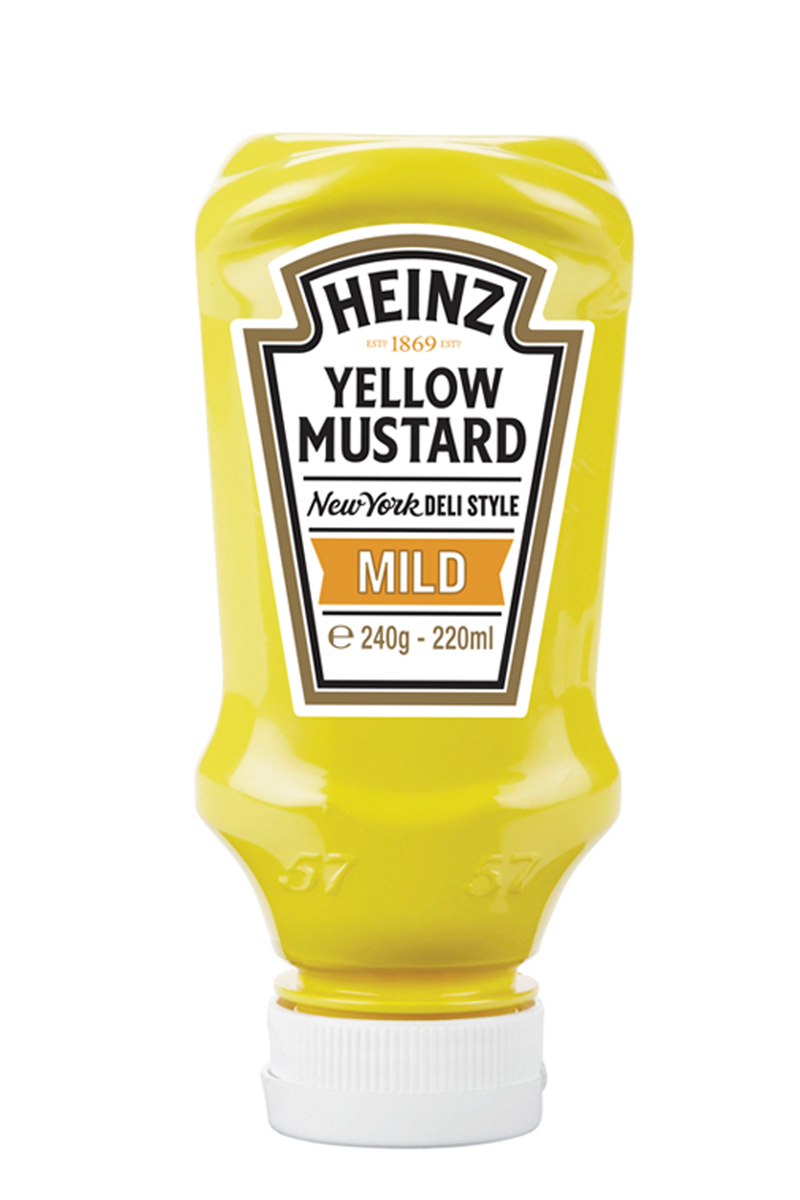 Heinz Yellow Mustard Mild 8x220ml