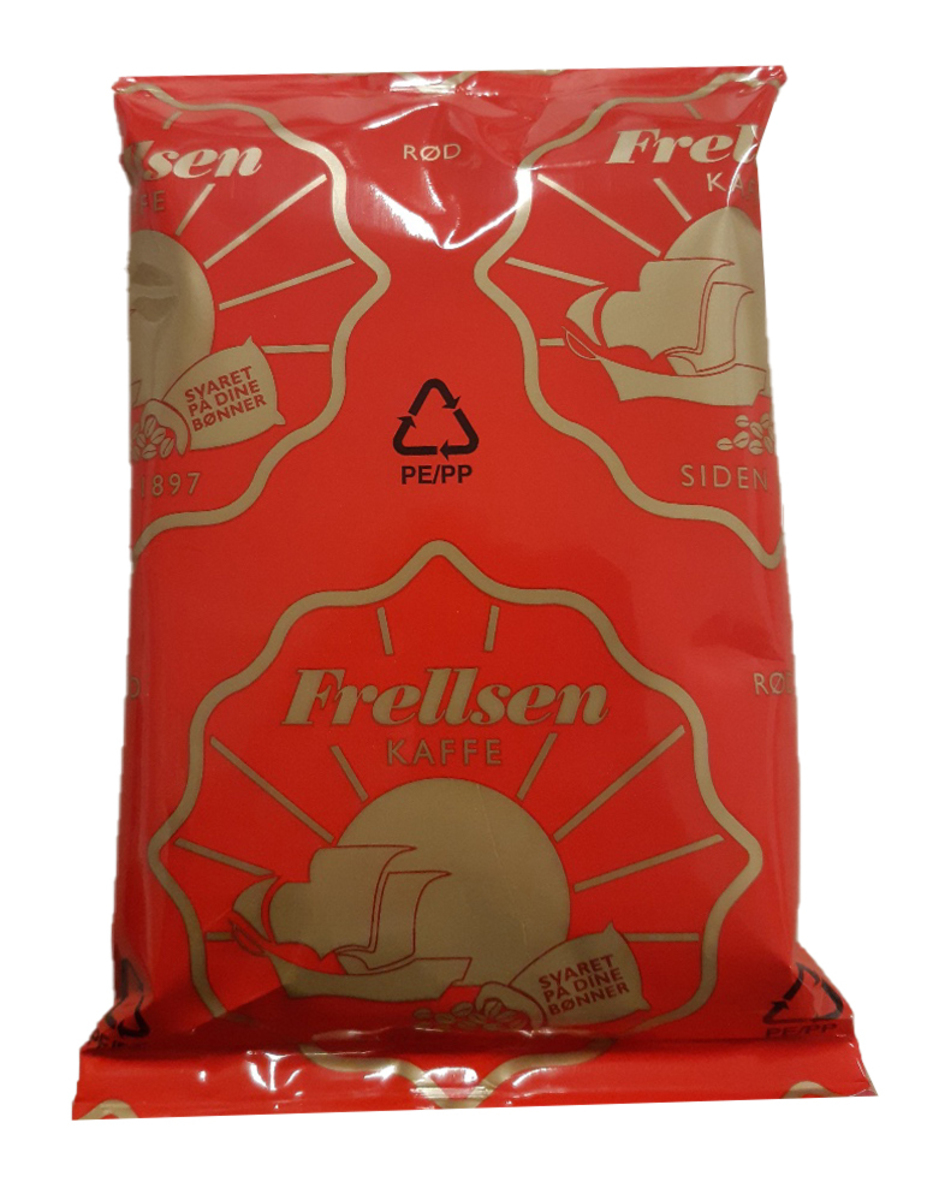 Frellsen Rauður Meðalristað Skammtakaffi m/filter 90x100gr