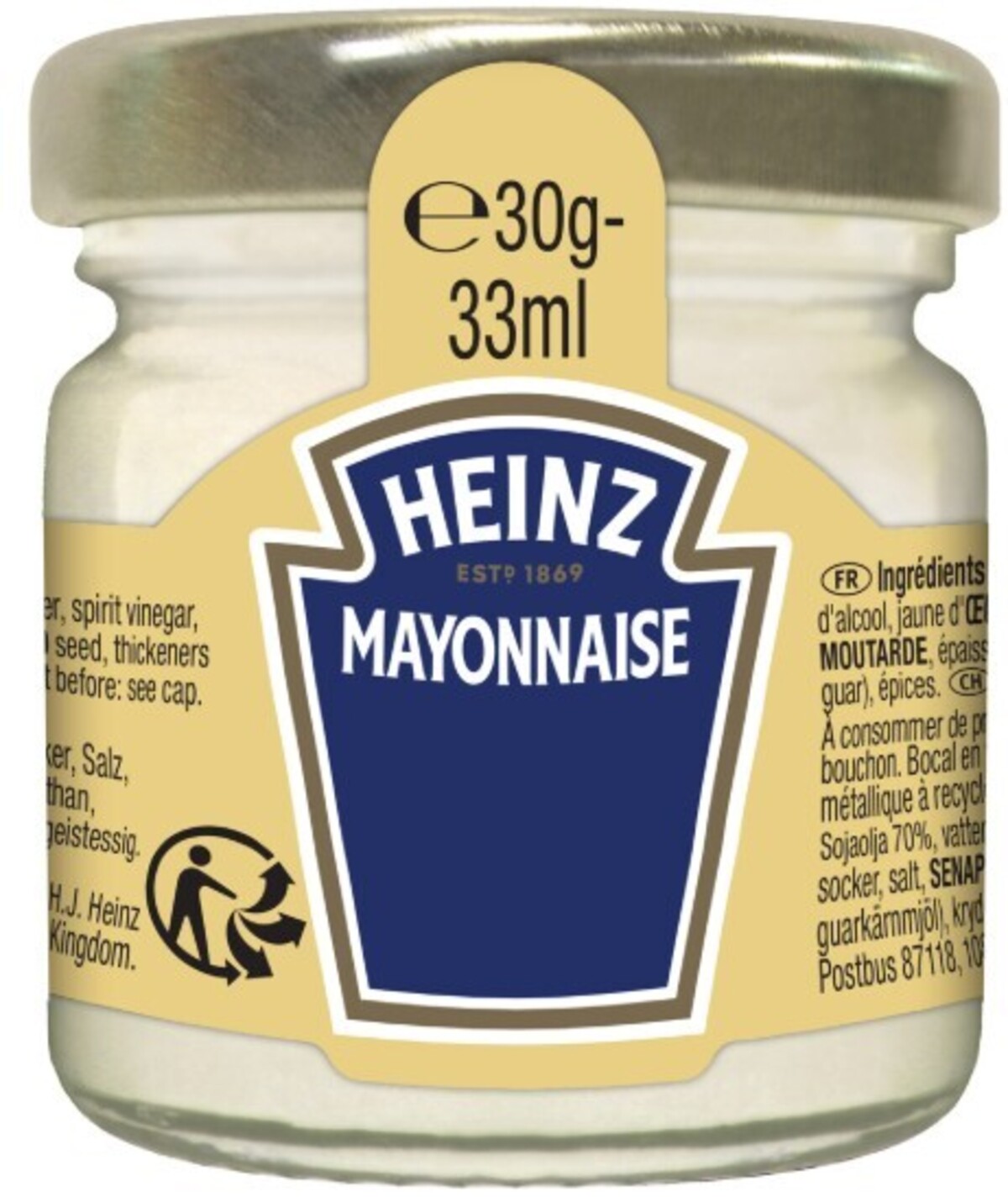 Heinz Mayonnaise Bréf 200x10g